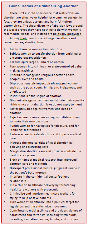 different benefits of abortion